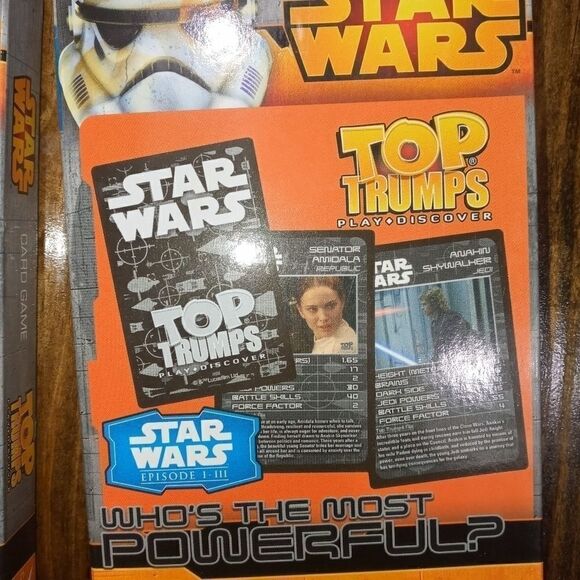 DISNEY STAR WARS TOP TRUMPS Play Discover Card - Picture 7 of 7